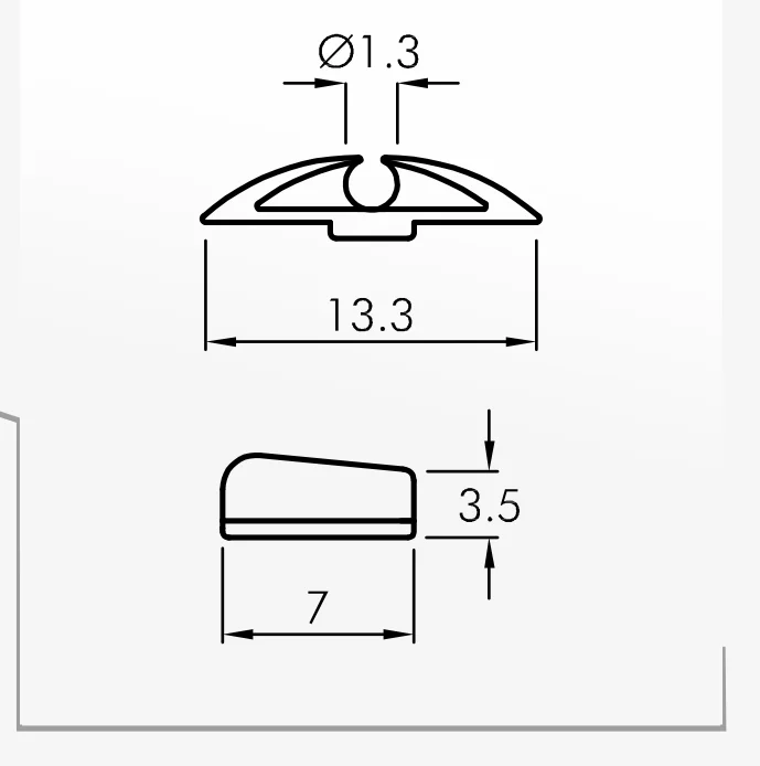 Slipper Guides — technical drawing