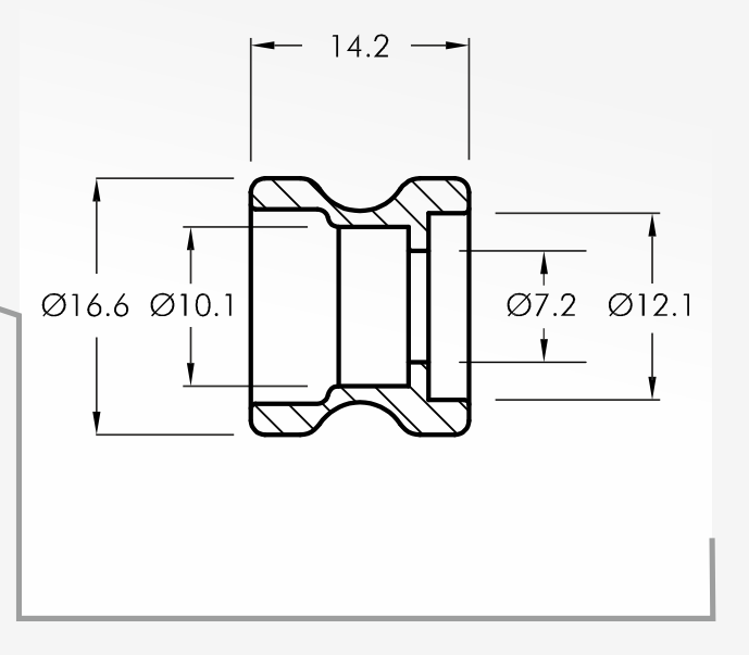 Rolling Guides — technical drawing