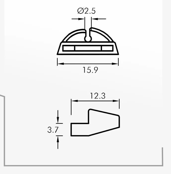 Çarık Kılavuzlar — teknik çizim