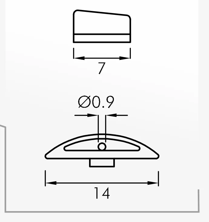 Slipper Guides — technical drawing
