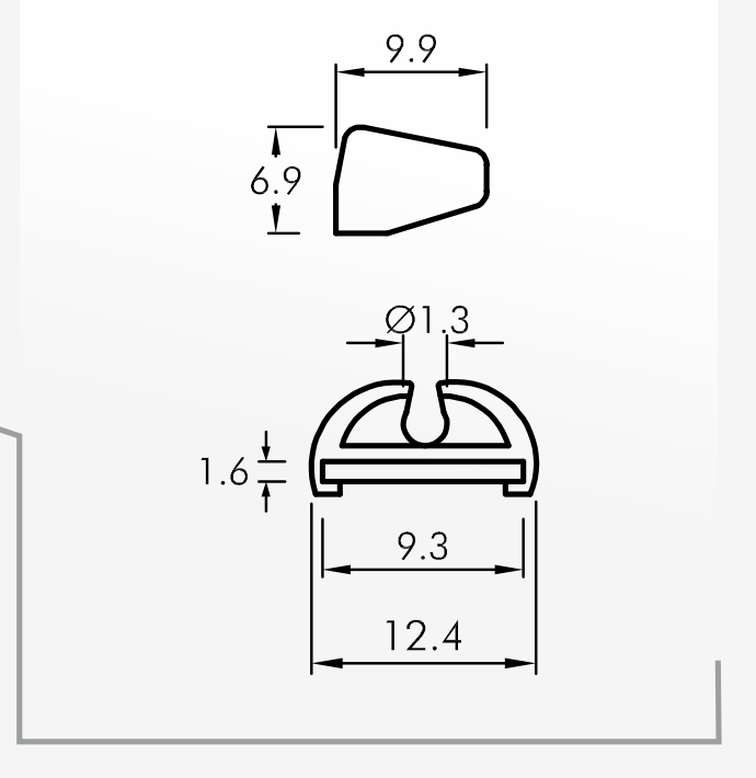 Slipper Guides — technical drawing