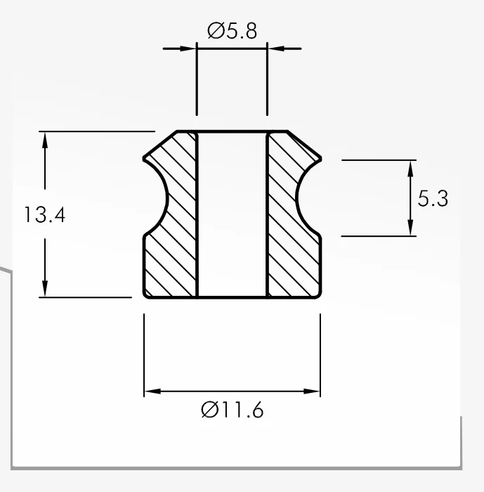 Rolling Guides — technical drawing