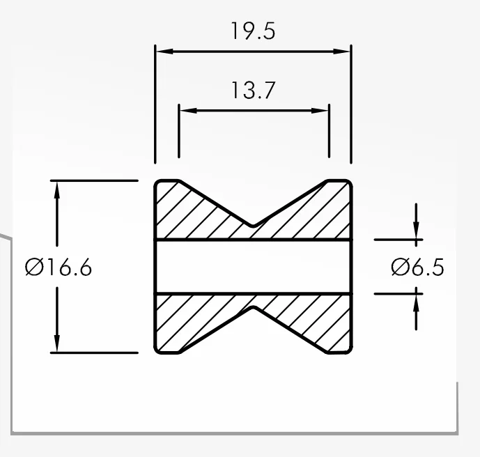 Makara Kılavuzlar — teknik çizim