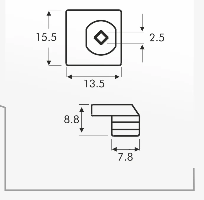 Slipper Guides — technical drawing