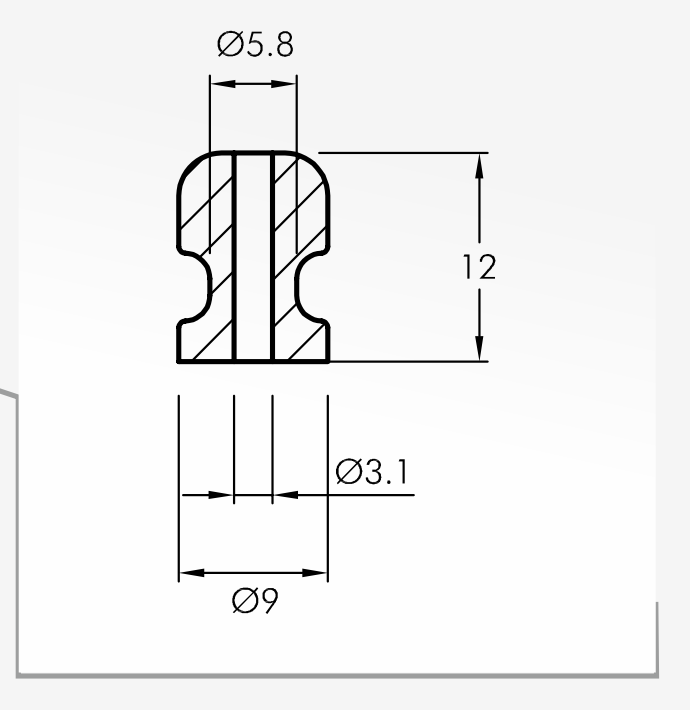 Rolling Guides — technical drawing