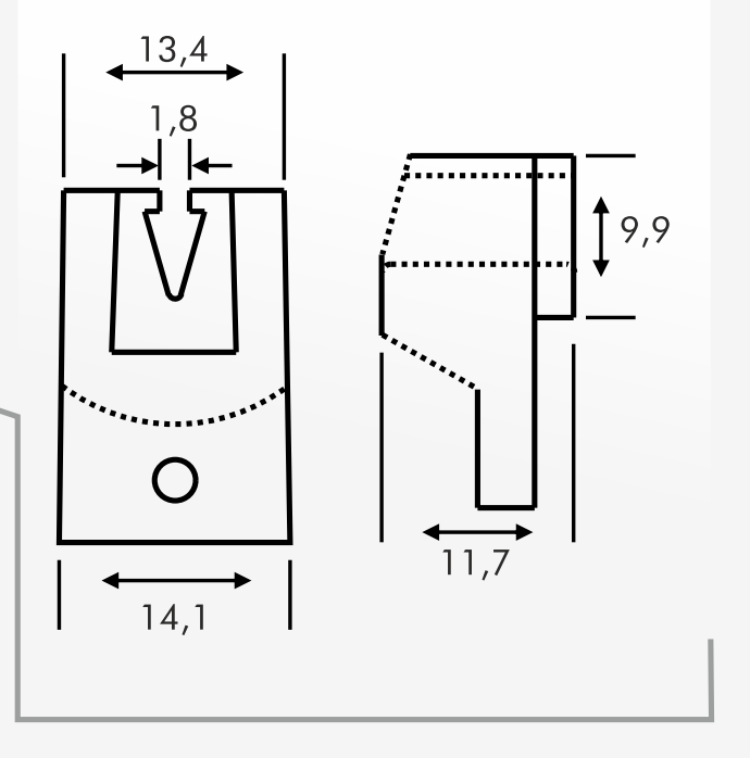Slipper Guides — technical drawing