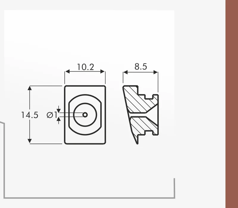 Slipper Guides — technical drawing