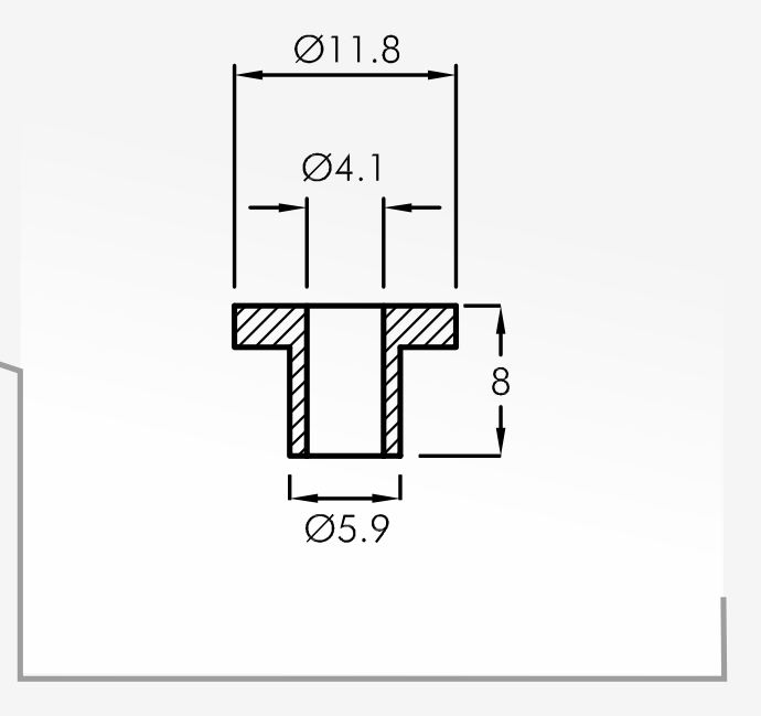 Eyelet Guides — technical drawing