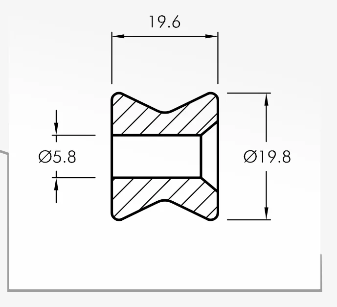 Rolling Guides — technical drawing