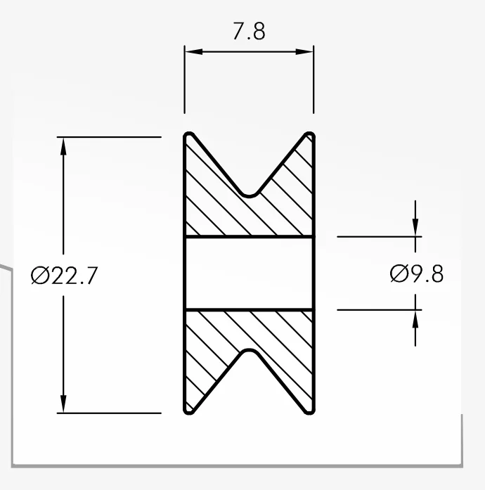 Makara Kılavuzlar — teknik çizim