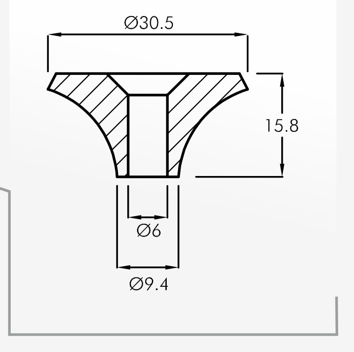 Eyelet Guides — technical drawing
