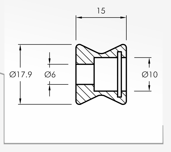 Rolling Guides — technical drawing