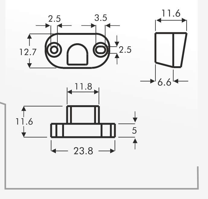 Eyelet Guides — technical drawing