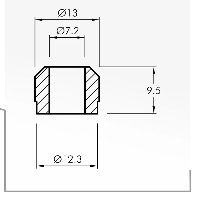 Eyelet Guides — technical drawing
