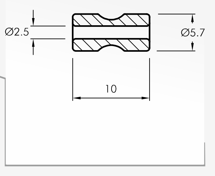 Rolling Guides — technical drawing