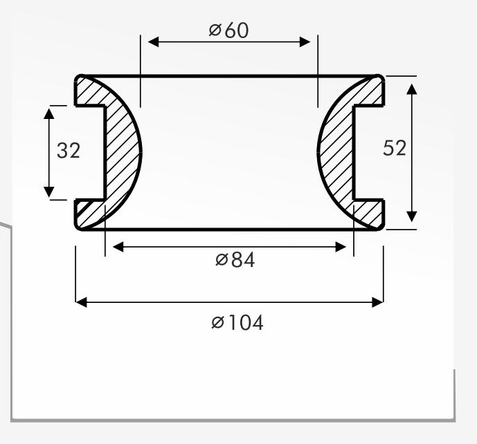 Rolling Guides — technical drawing