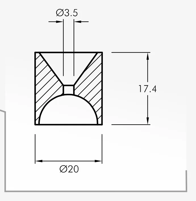 Eyelet Guides — technical drawing