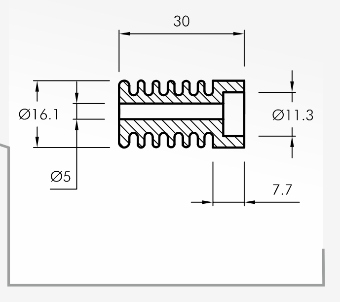 Rolling Guides — technical drawing