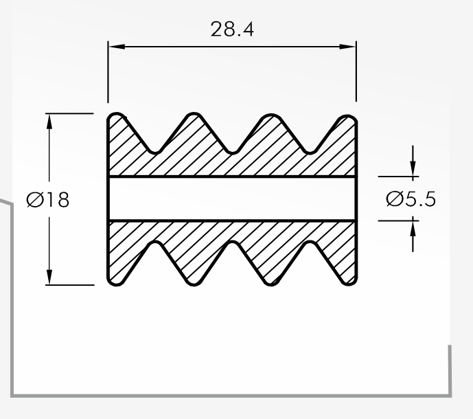 Rolling Guides — technical drawing