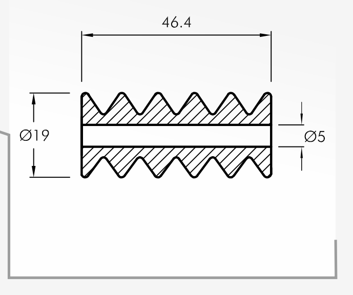 Rolling Guides — technical drawing