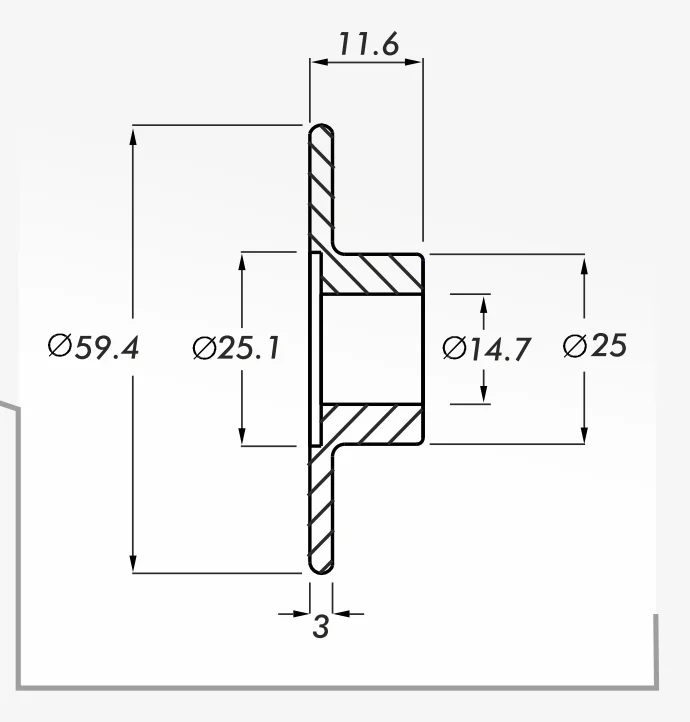 Rolling Guides — technical drawing