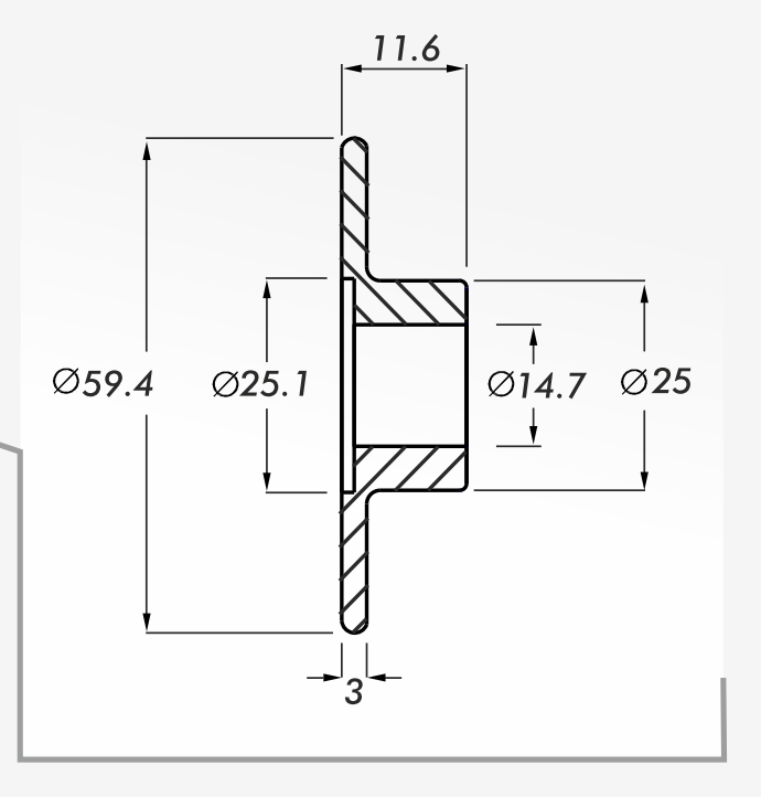 Rolling Guides — technical drawing