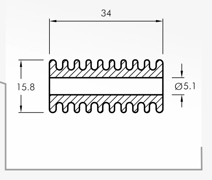 Rolling Guides — technical drawing