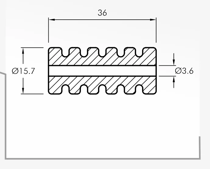Rolling Guides — technical drawing
