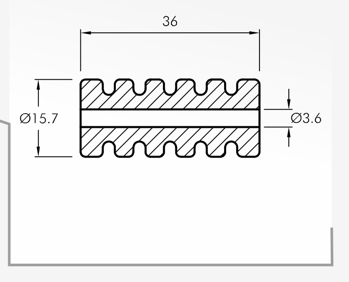 Rolling Guides — technical drawing