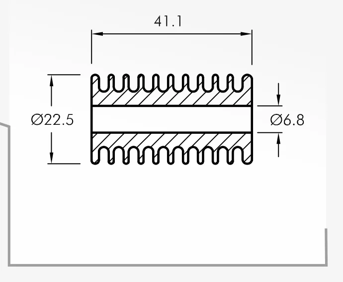 Rolling Guides — technical drawing