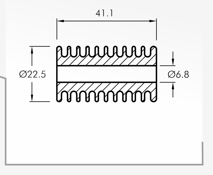 Rolling Guides — technical drawing