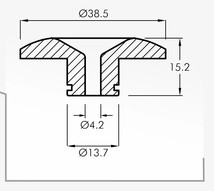 Eyelet Guides — technical drawing