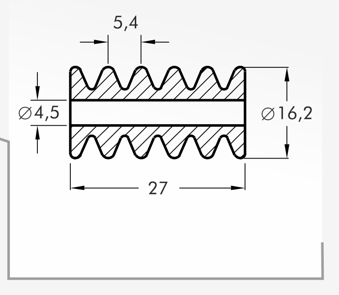 Rolling Guides — technical drawing
