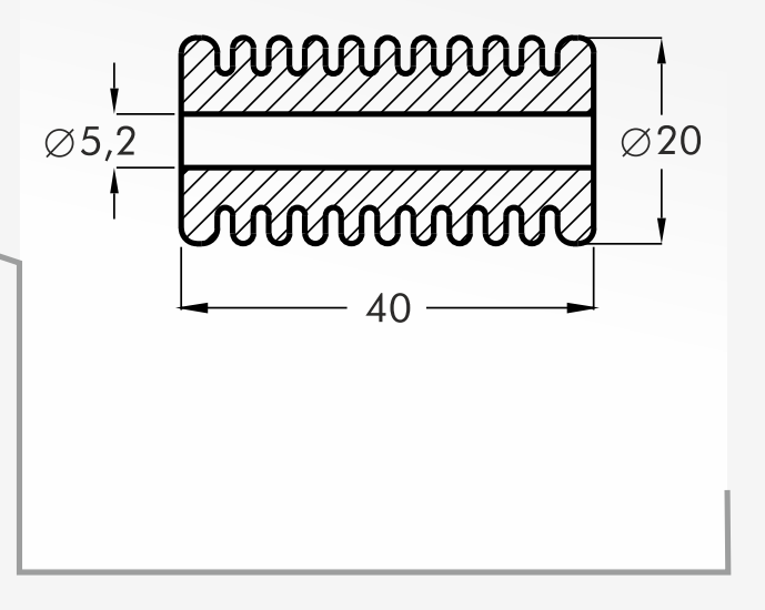 Rolling Guides — technical drawing