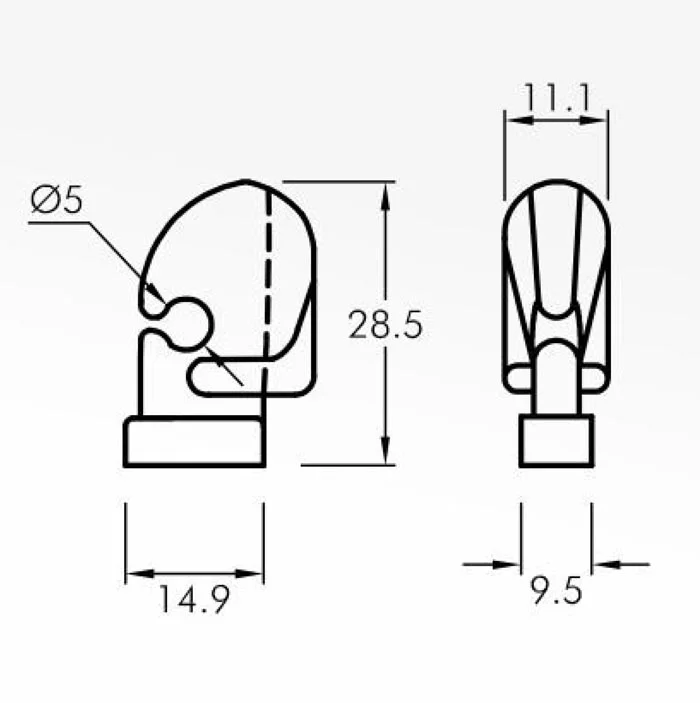 Trap Guides — technical drawing