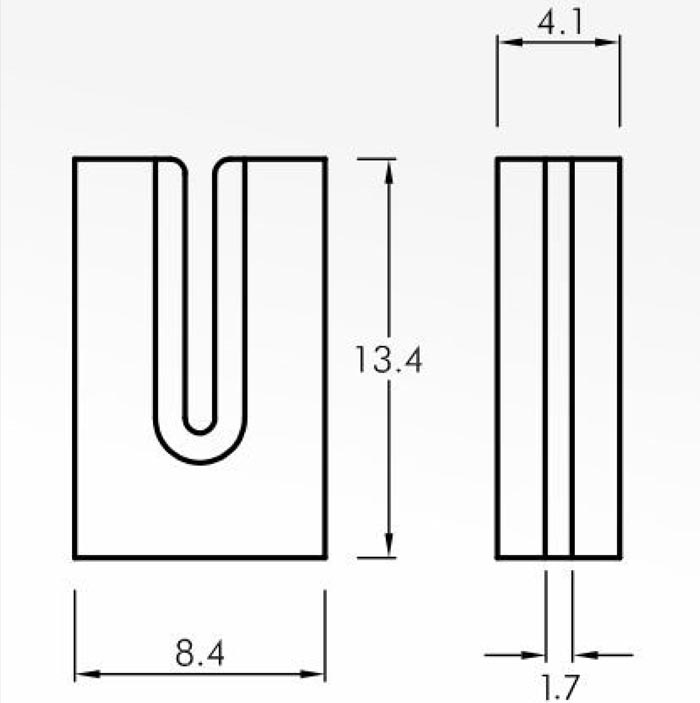 U Kılavuzlar — teknik çizim