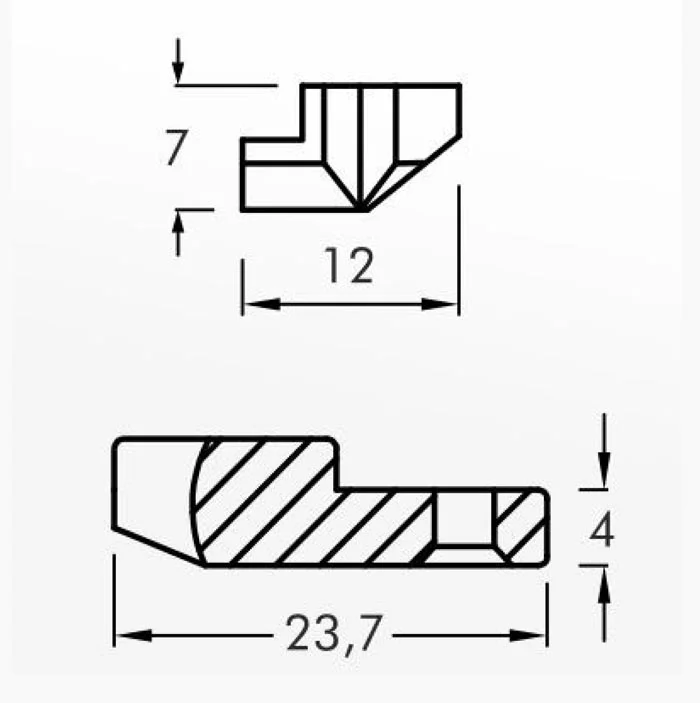 Slipper Guides — technical drawing