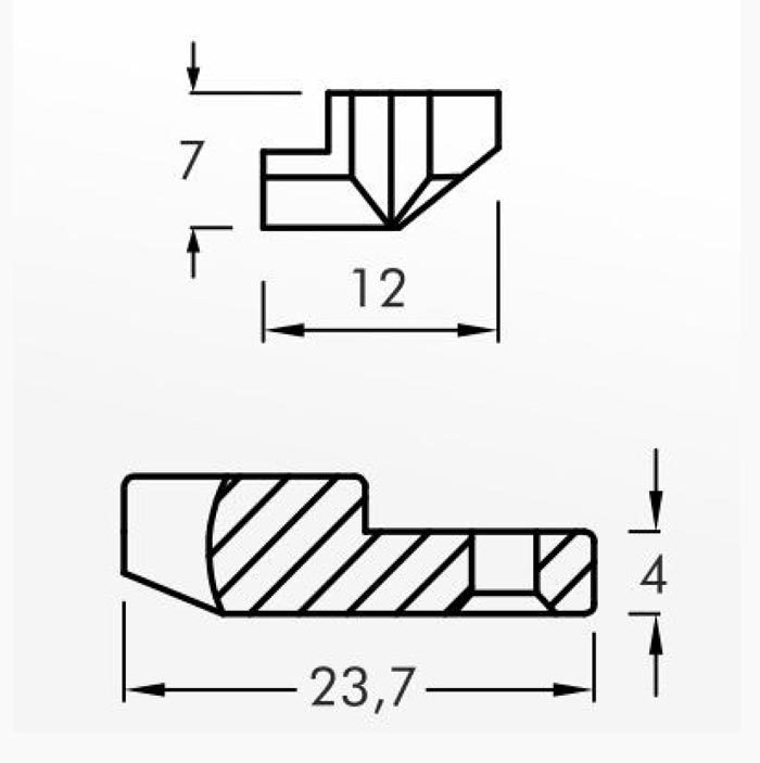 Çarık Kılavuzlar — teknik çizim