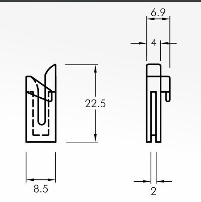 Trap Guides — technical drawing