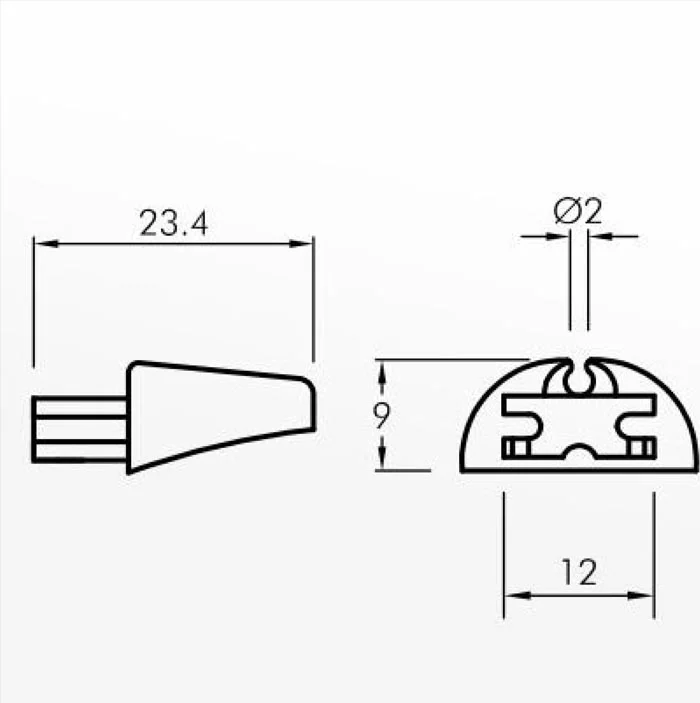 Çarık Kılavuzlar — teknik çizim