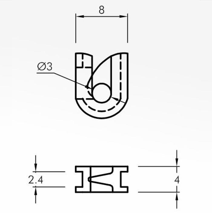 Trap Guides — technical drawing