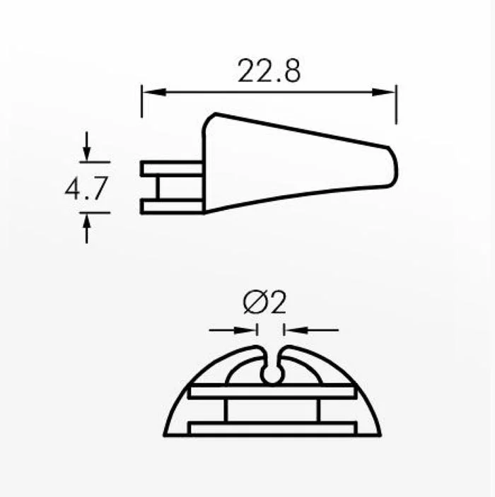 Slipper Guides — technical drawing