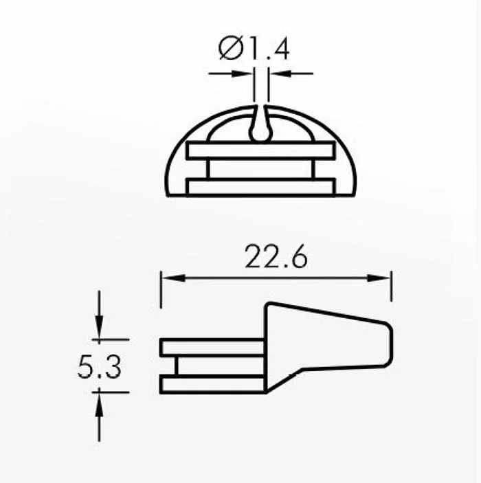Slipper Guides — technical drawing