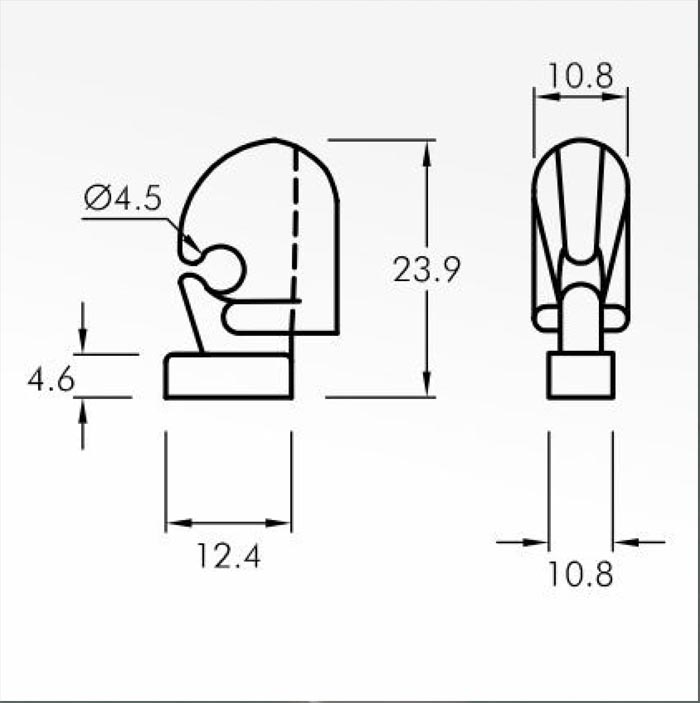 Trap Guides — technical drawing