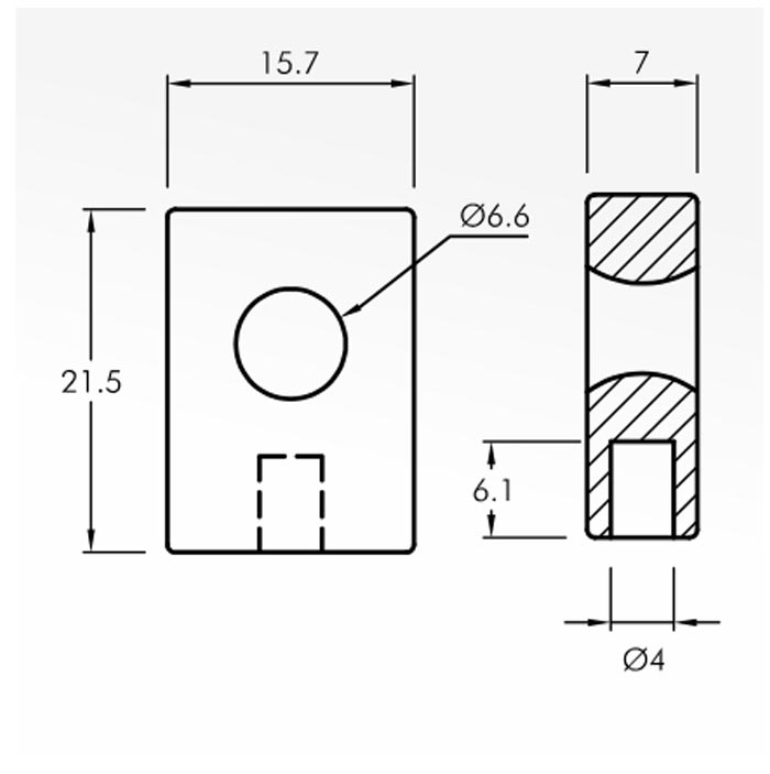 Hook Guides — technical drawing
