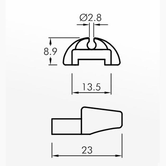 Slipper Guides — technical drawing
