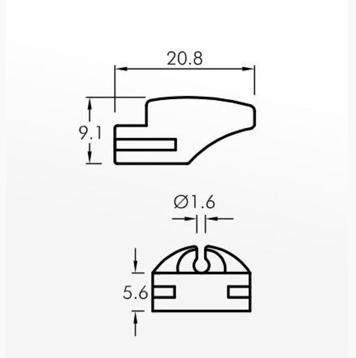 Slipper Guides — technical drawing