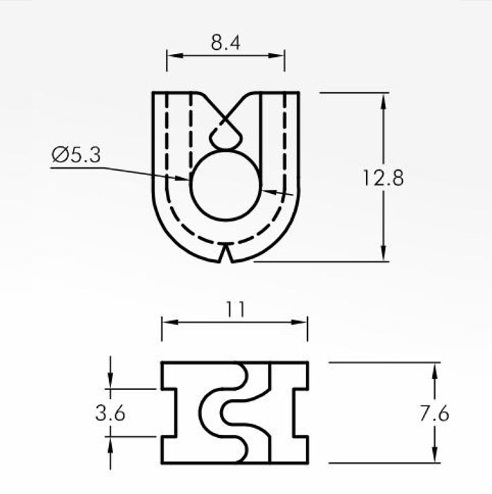 Trap Guides — technical drawing