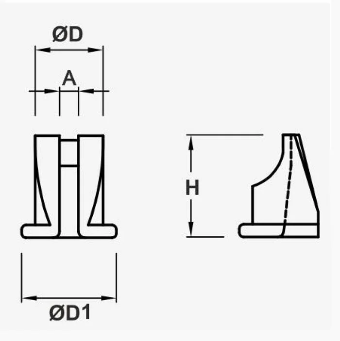 Slipper Guides — technical drawing