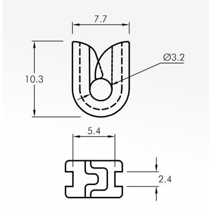 Trap Guides — technical drawing